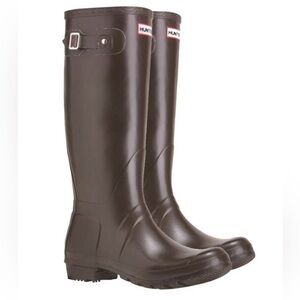 Dark Chocolate Brown Hunter Boots